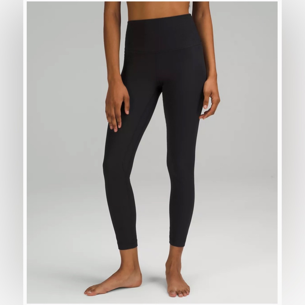 EUC LNWOT Lululemon Align Ribbed HR Pant 25” Size 10